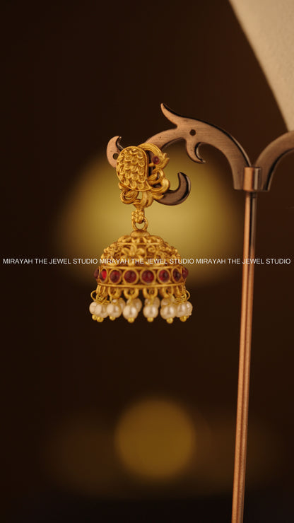 GAJA MAYUKHA NECKLACE - RED