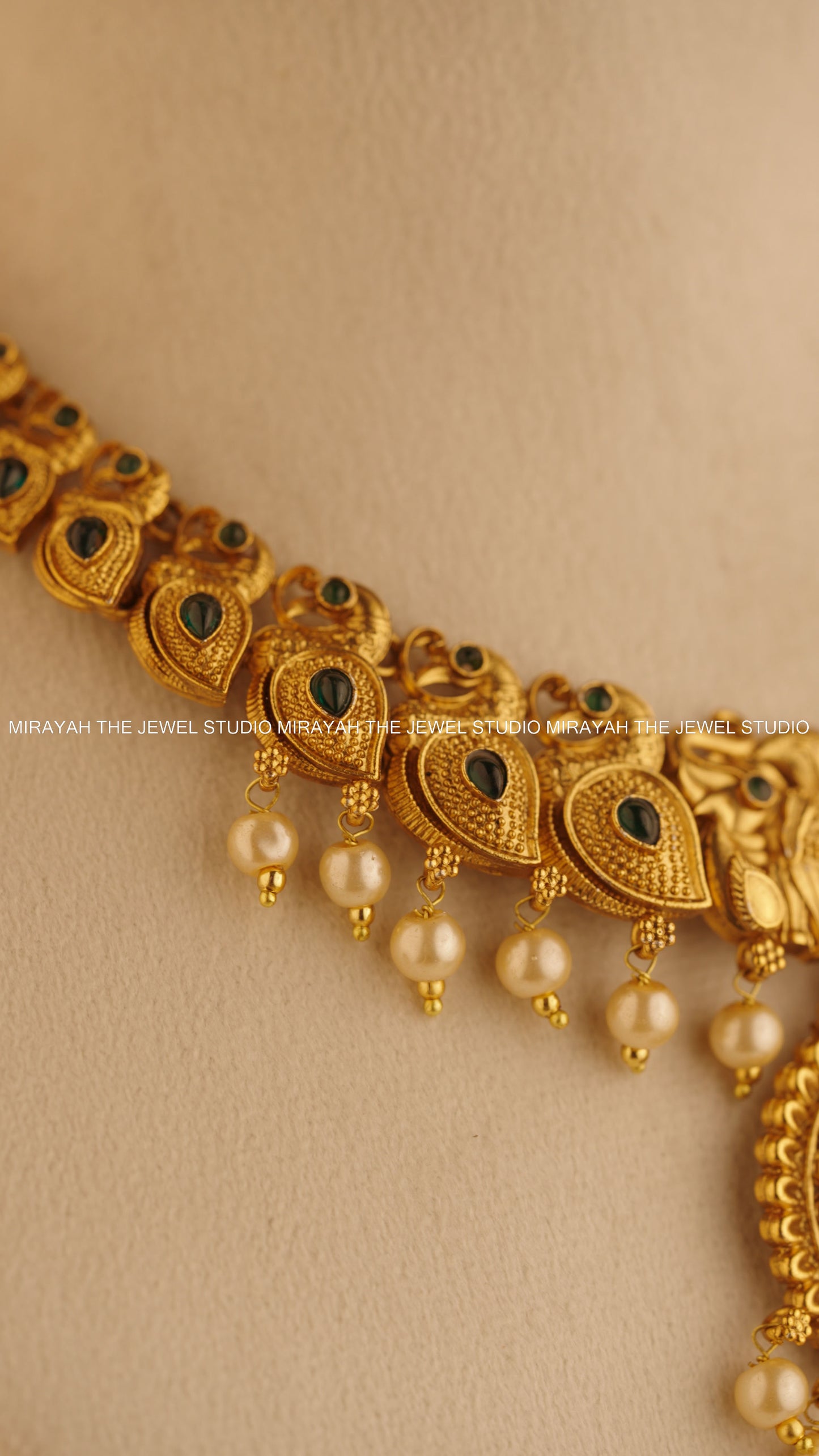 GAJA MAYUKHA NECKLACE - GREEN