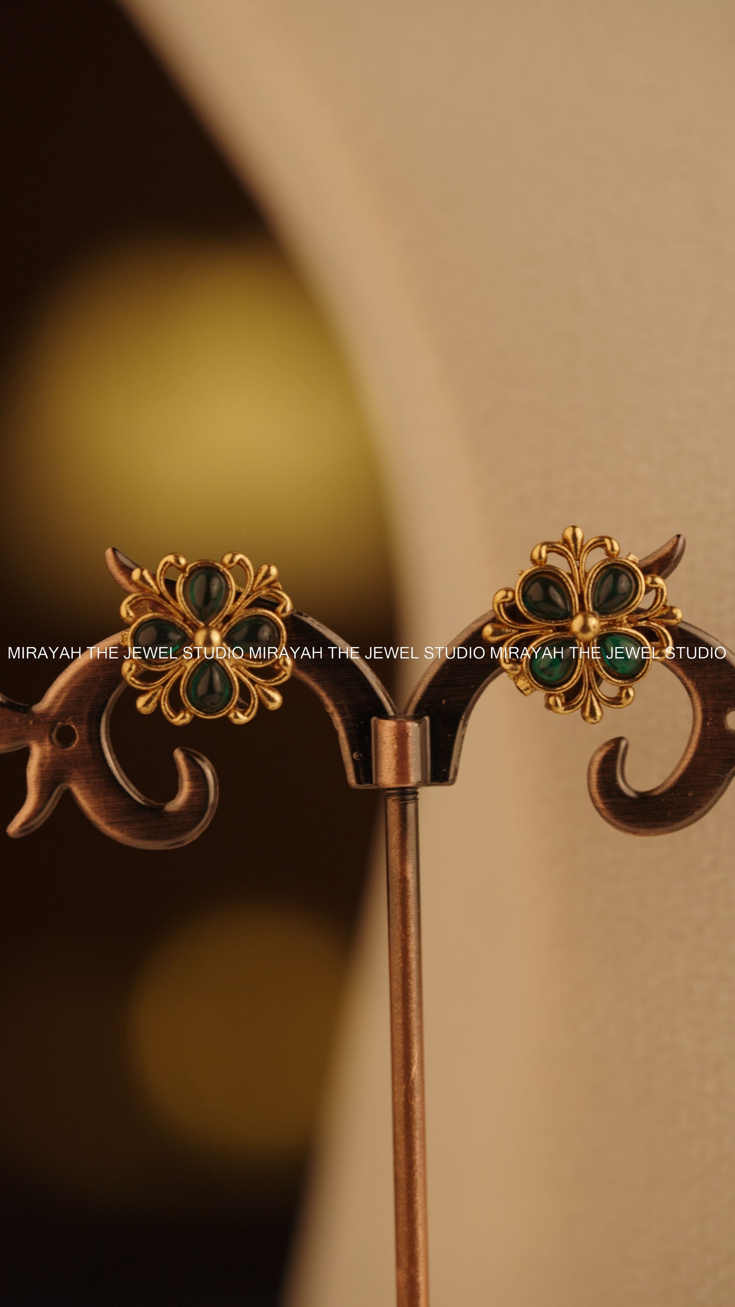 SIMPLE FLORA CHOKER - GREEN