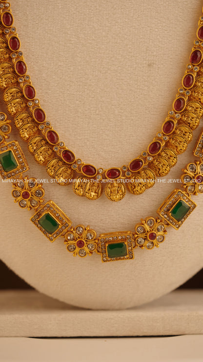 TWO LAYER LAKSHMI HARAM