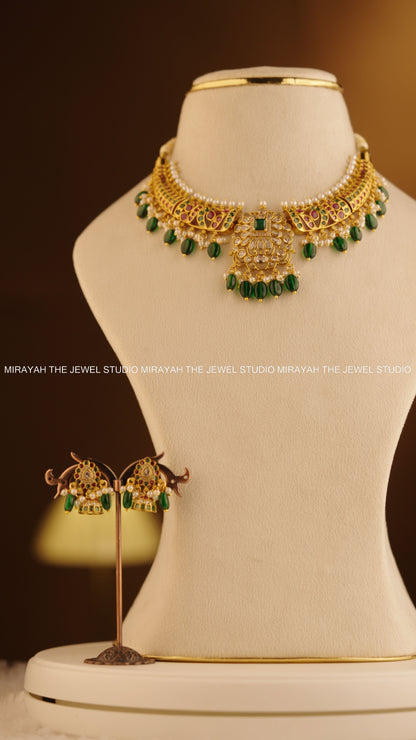 BLOOM REGALIA NECKLACE - GREEN