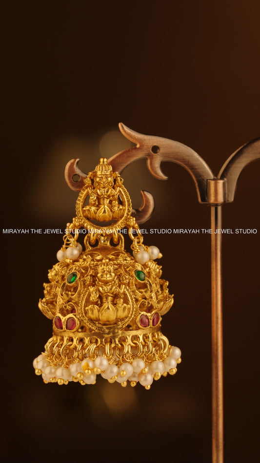 LAKSHMI DARSHAN JHUMKA - WHITE