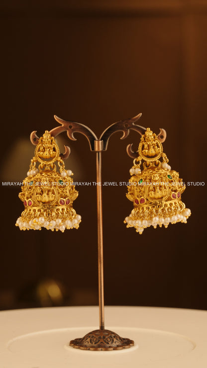 LAKSHMI DARSHAN JHUMKA - WHITE