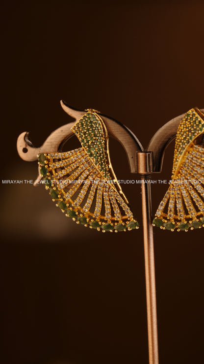 EMERALD ELAN EARRINGS