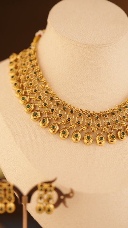 PUSHPAVALLI HERITAGE NECKLACE