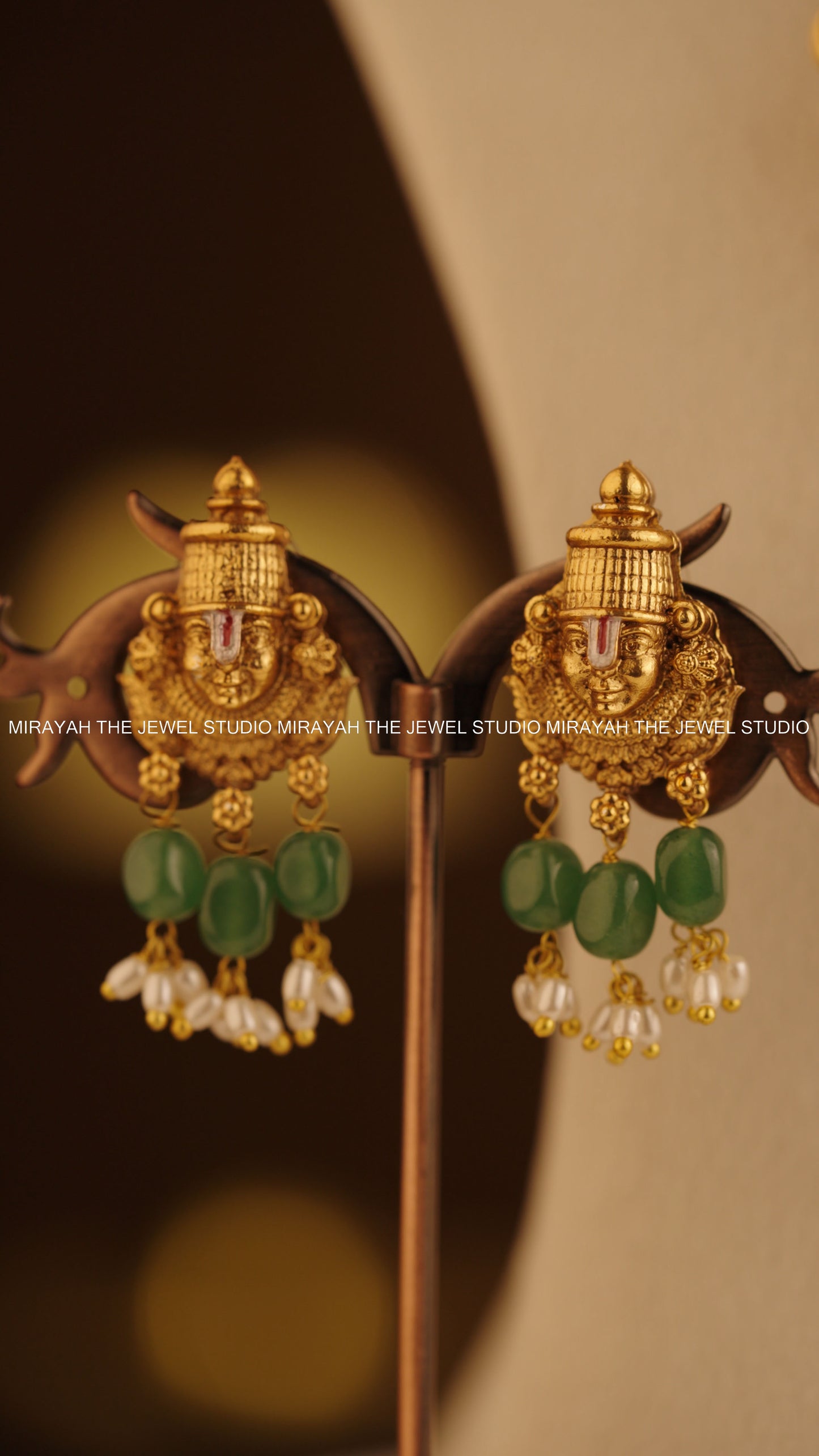 TIRUMALA TEJAS NECKLACE - GREEN