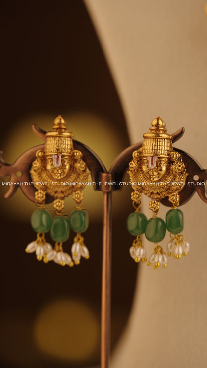 TIRUMALA TEJAS NECKLACE - GREEN