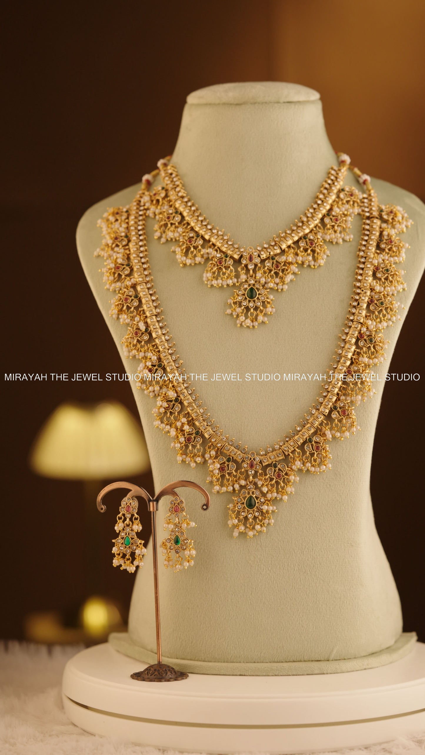 SITARA PEARL NECKLACE HARAM COMBO
