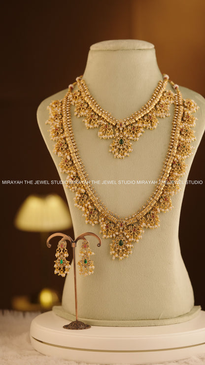 SITARA PEARL NECKLACE HARAM COMBO