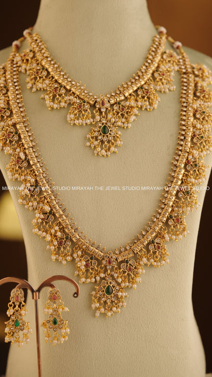 SITARA PEARL NECKLACE HARAM COMBO