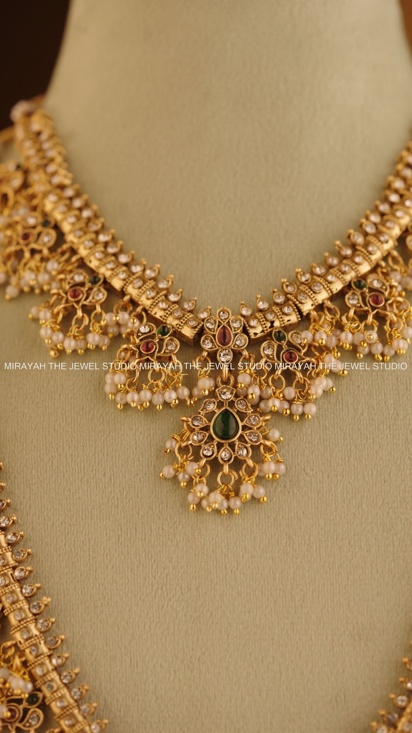 SITARA PEARL NECKLACE HARAM COMBO