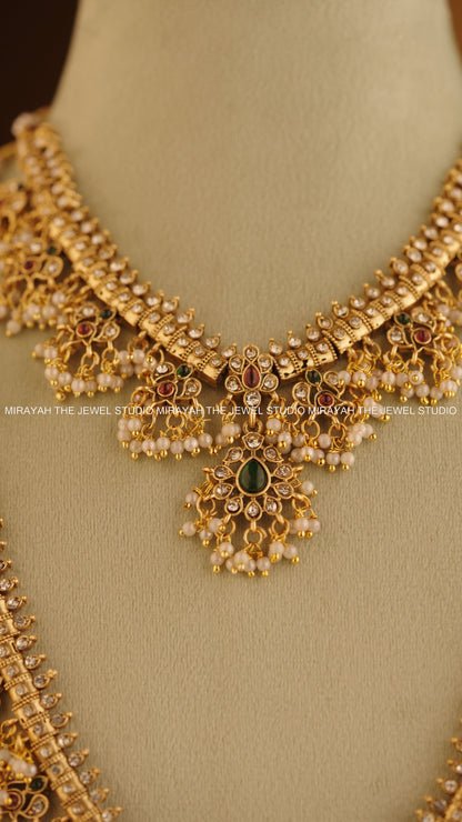SITARA PEARL NECKLACE HARAM COMBO