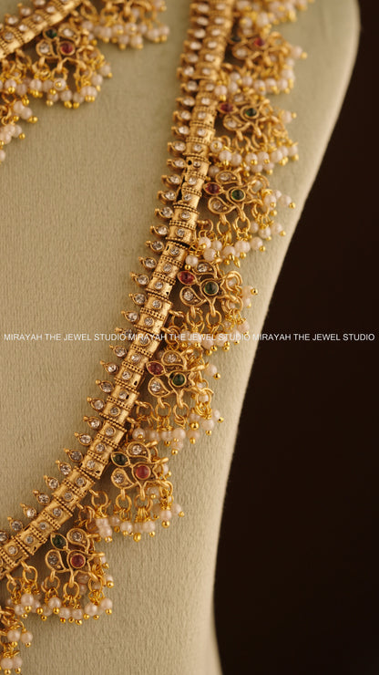 SITARA PEARL NECKLACE HARAM COMBO