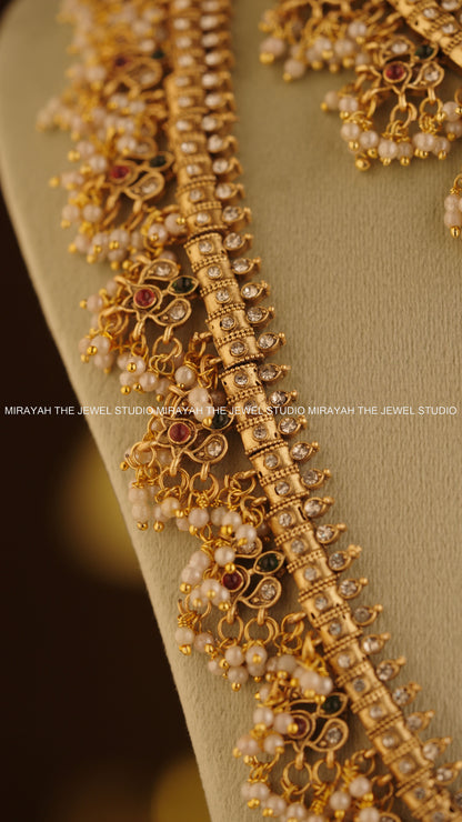 SITARA PEARL NECKLACE HARAM COMBO