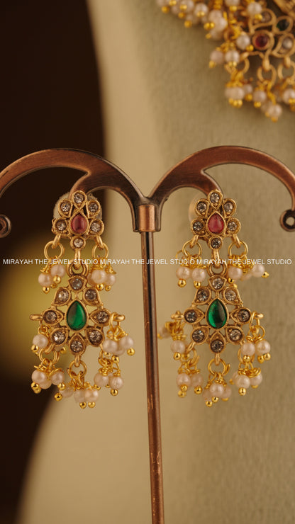SITARA PEARL NECKLACE HARAM COMBO