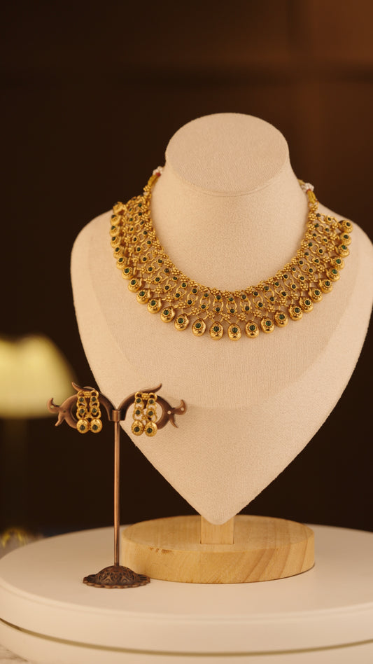 PUSHPAVALLI HERITAGE NECKLACE