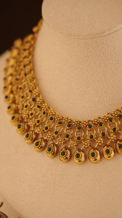 PUSHPAVALLI HERITAGE NECKLACE