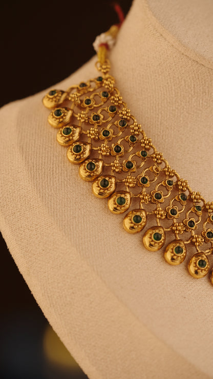 PUSHPAVALLI HERITAGE NECKLACE