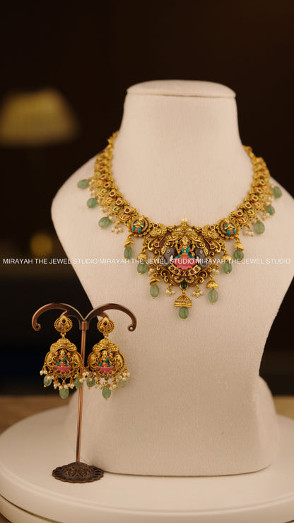 PREMIUM ELEPHANT CROWN NECKLACE