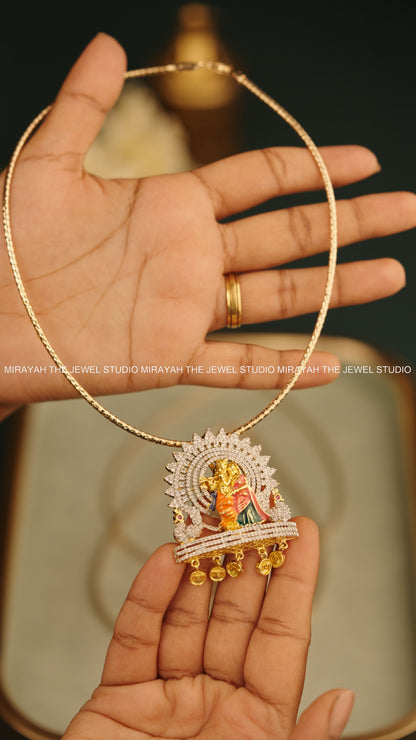 RADHEY SHYAM HASLI Necklace (with detachable pendant)