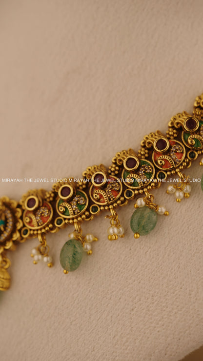 PREMIUM ELEPHANT CROWN NECKLACE