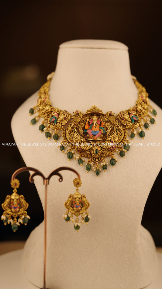 PREMIUM GAJAMUKHA GRANDEUR NECKLACE