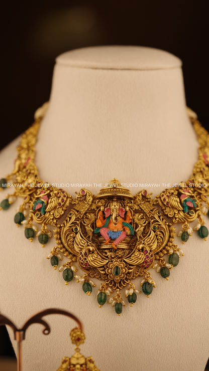 PREMIUM GAJAMUKHA GRANDEUR NECKLACE