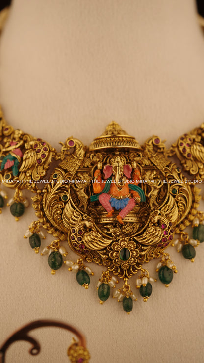 PREMIUM GAJAMUKHA GRANDEUR NECKLACE