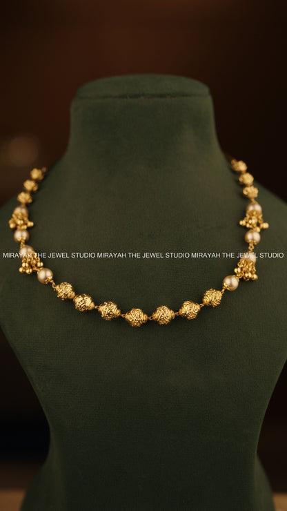 Golden Pearl Symphony Chain