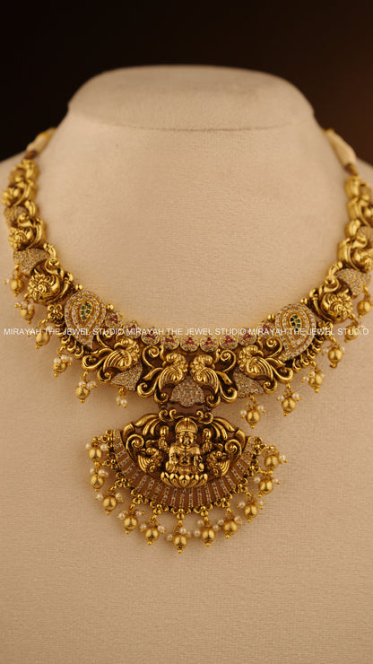 PREMIUM LAKSHMI CHANDRIKA NECKLACE