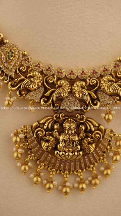 PREMIUM LAKSHMI CHANDRIKA NECKLACE
