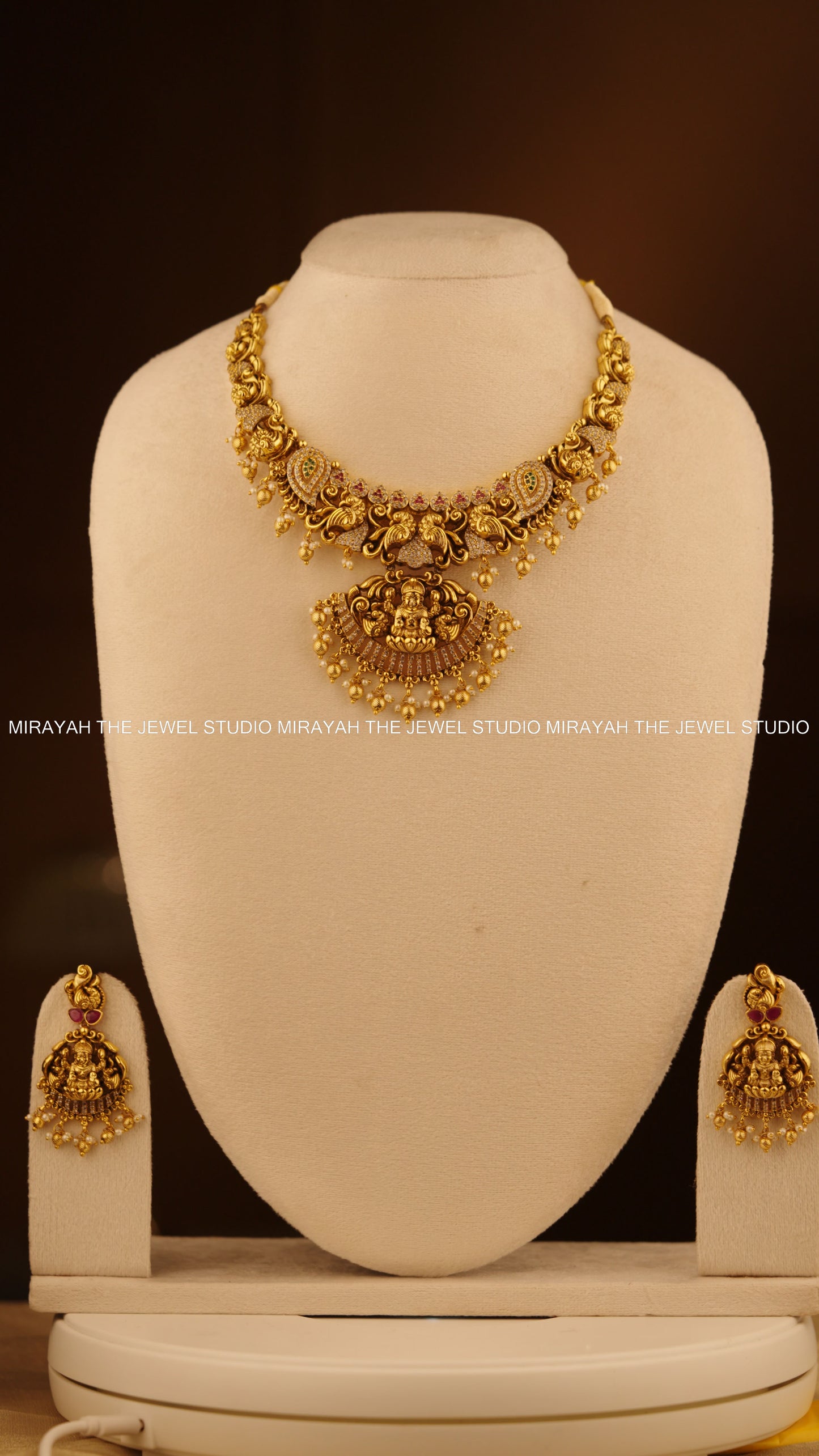 PREMIUM LAKSHMI CHANDRIKA NECKLACE