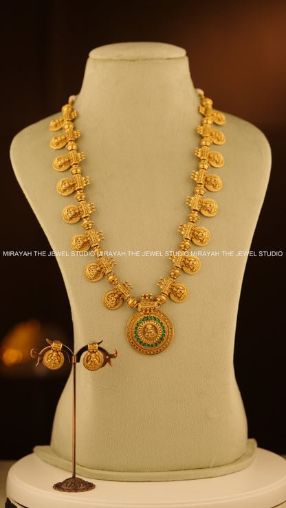 SVARNA CHAKRA HARAM - GREEN