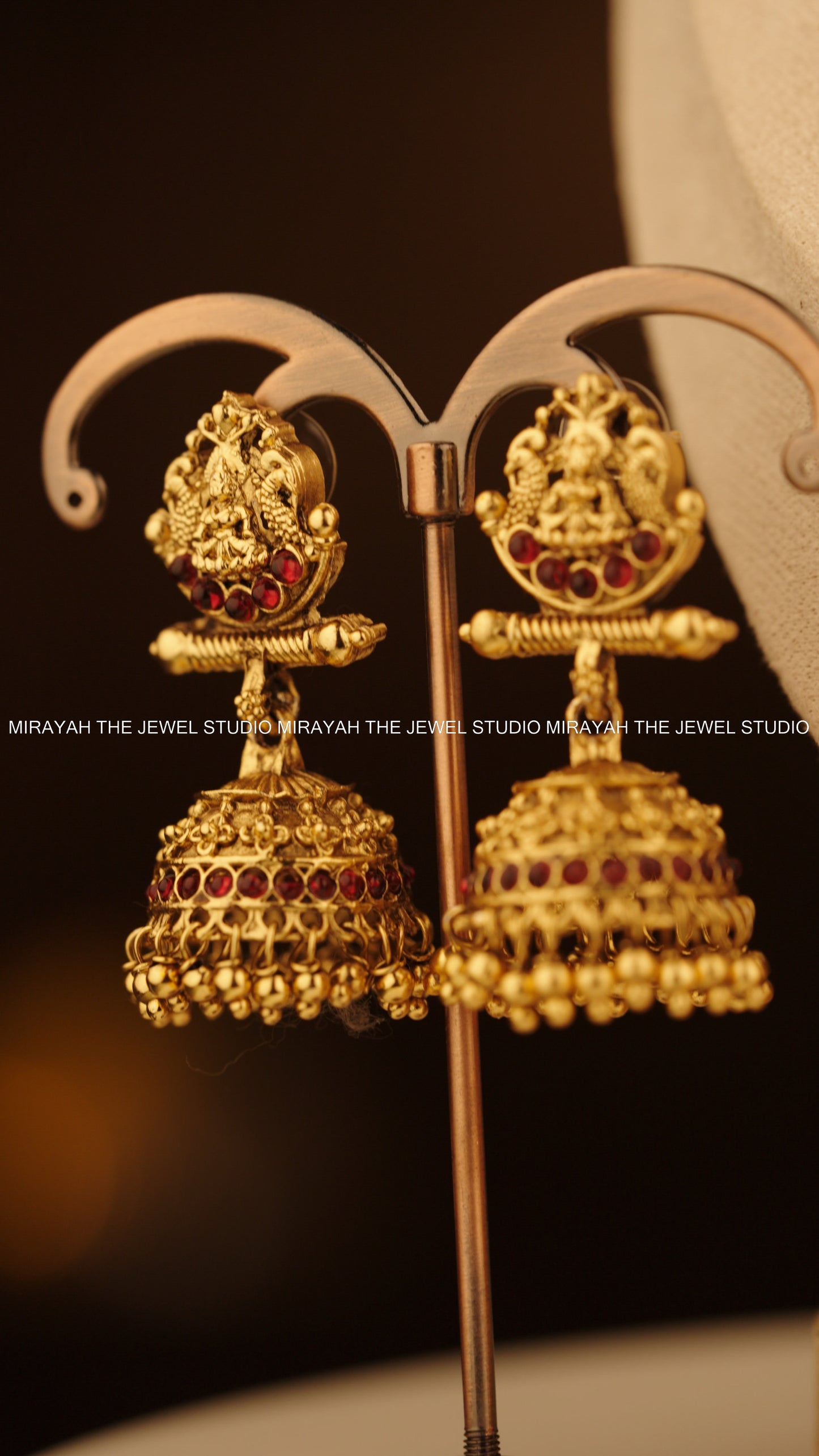 PANCHA LAKSHMI NECKLACE - RED
