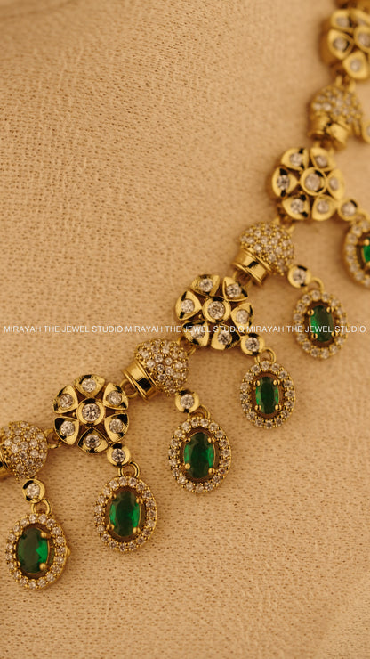 EMERALD TARANGINI NECKLACE