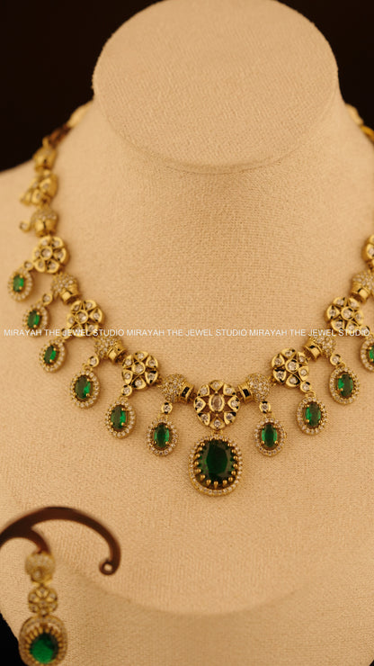 EMERALD TARANGINI NECKLACE