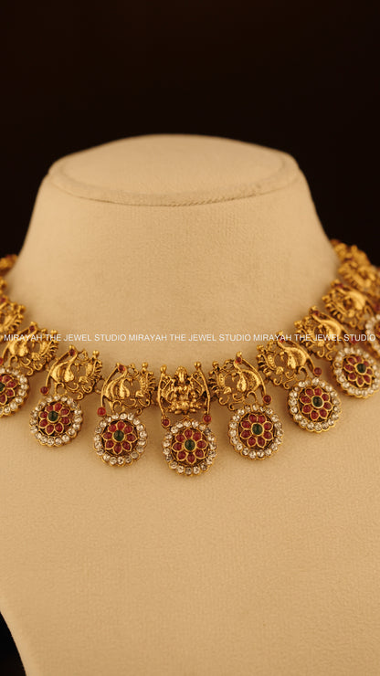 ROUND RUBY NECKLACE