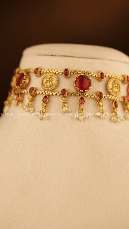 MANIMALA CHOKER - RED