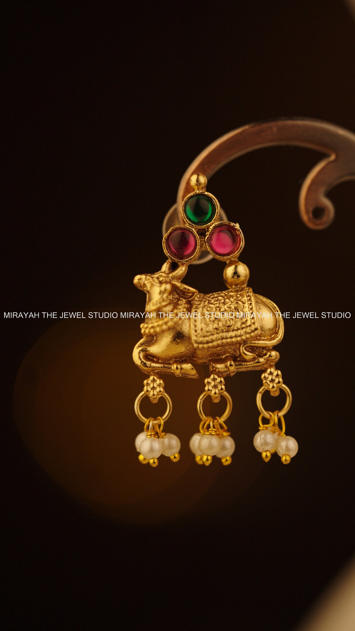 NANDHEESWARA NECKLACE - WHITE