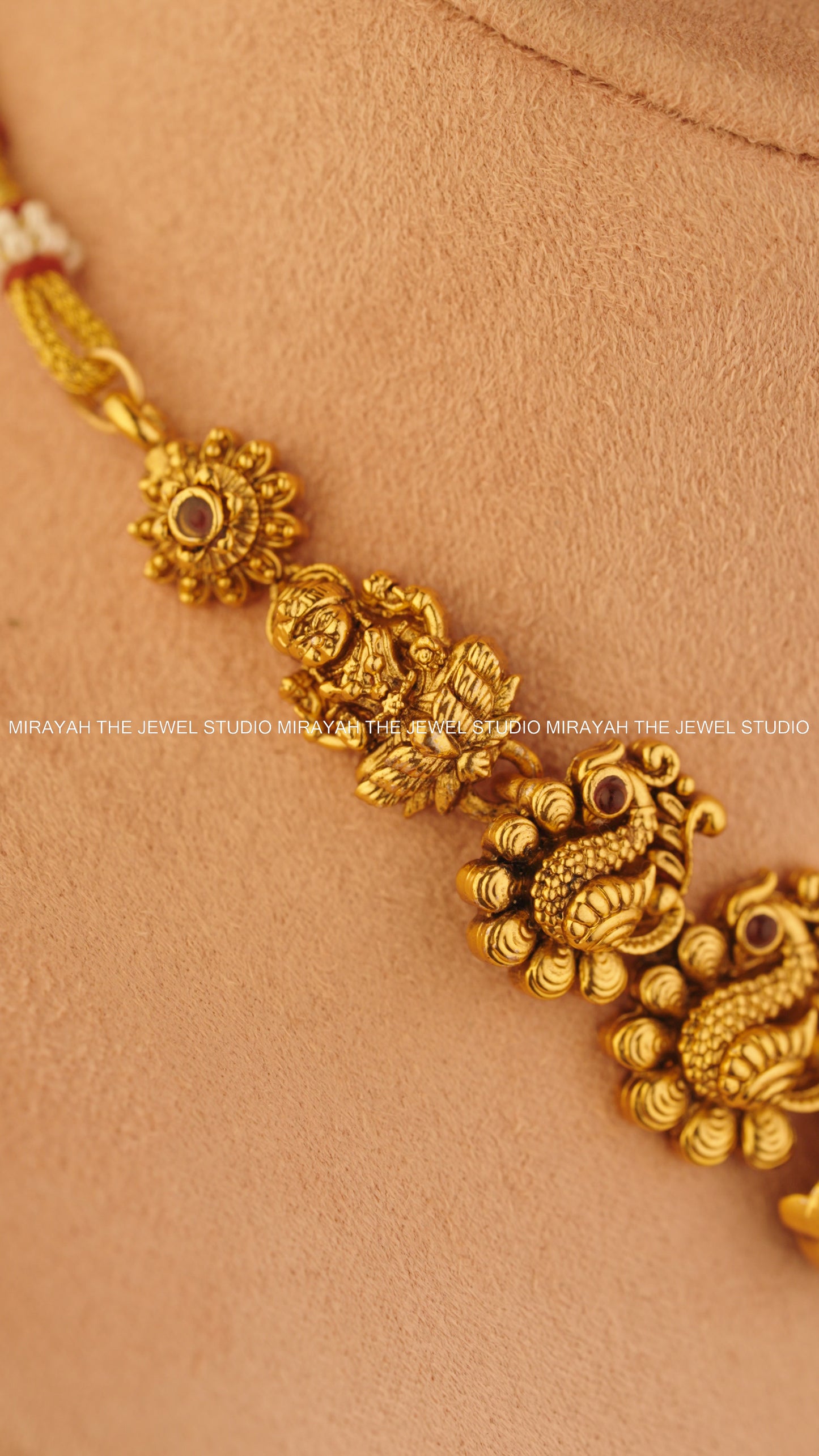 VEDA LAKSHMI NECKLACE - GREEN