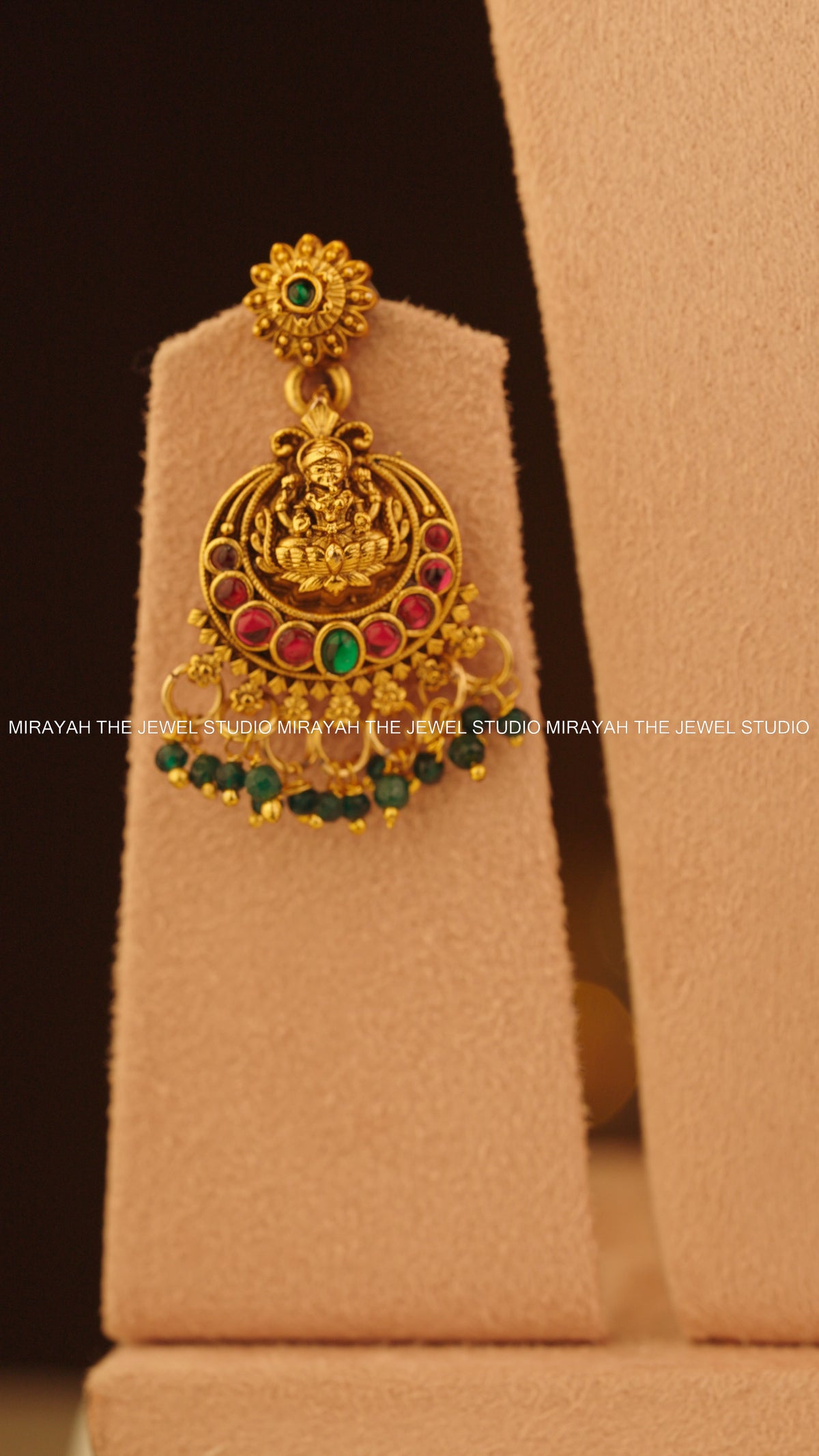 VEDA LAKSHMI NECKLACE - GREEN