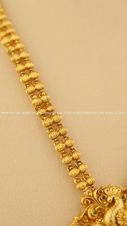 AARADHYA GOLD BEAD HARAM