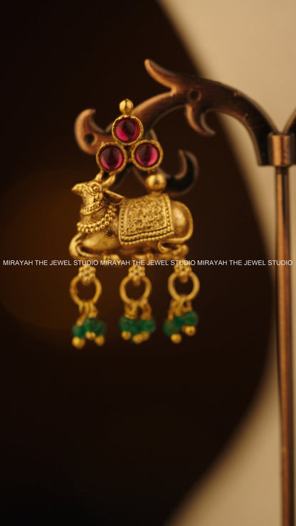 NANDHEESWARA NECKLACE - GREEN