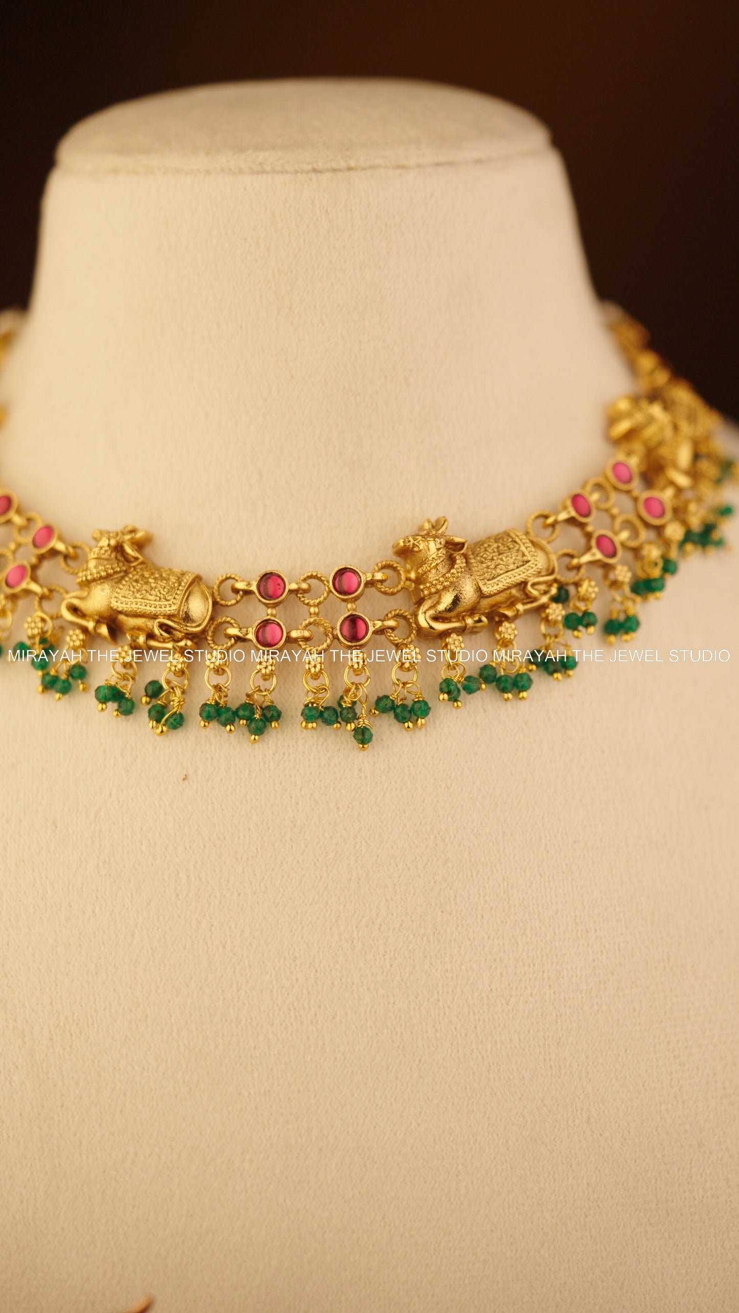 NANDHEESWARA NECKLACE - GREEN