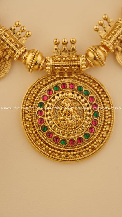SVARNA CHAKRA COMBO - RUBY AND GREEN
