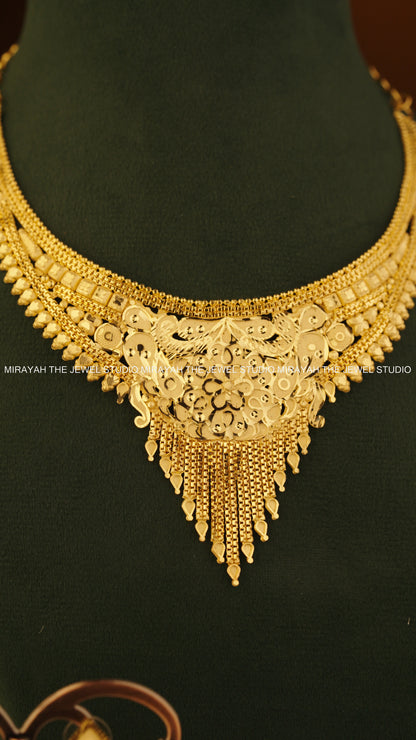 PREMIUM SWARNA VEDA NECKLACE (MICRO PLATED)