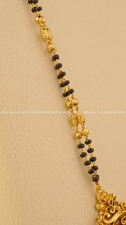 MANGALYA DEVI BLACK BEAD HARAM
