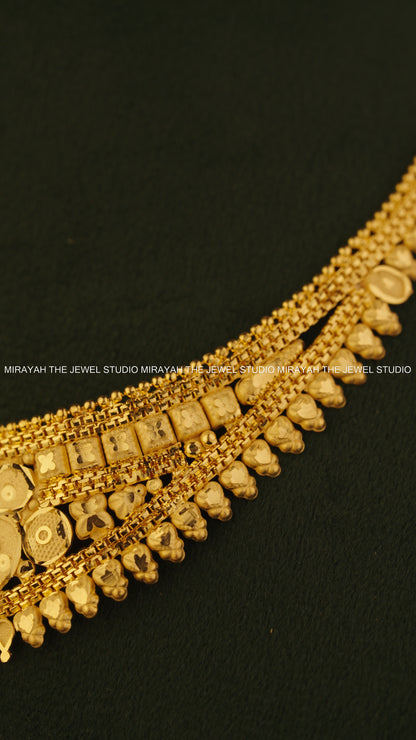 PREMIUM SWARNA VEDA NECKLACE (MICRO PLATED)