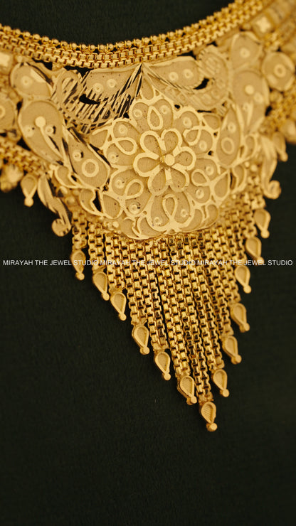 PREMIUM SWARNA VEDA NECKLACE (MICRO PLATED)