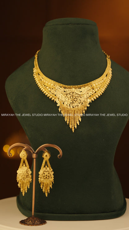 PREMIUM SWARNA VEDA NECKLACE (MICRO PLATED)